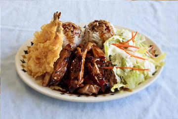 Chicken Teriyaki & Shrimp Tempura