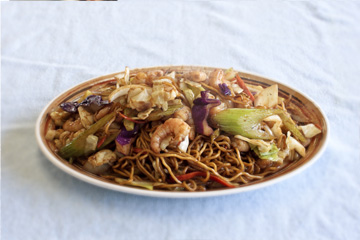 shrimp yakisoba